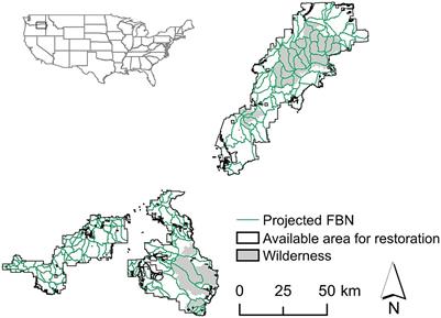Maximizing opportunities for co-implementing fuel break networks and restoration projects
